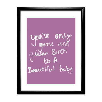Single Picture Frame Print