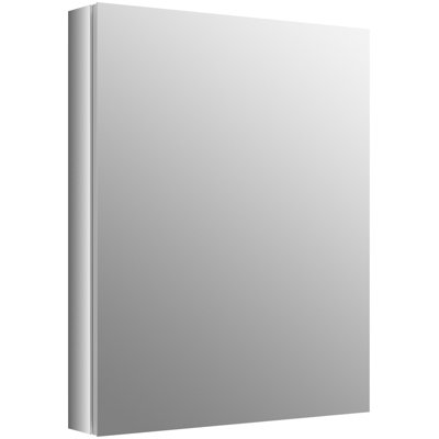Verdera Recessed or Surface Mount Frameless Medicine Cabinet with 3 Adjustable Shelves