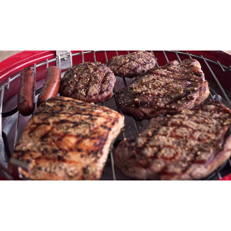 Lock 'N Go Black Electric Portable BBQ Grill with Smoker