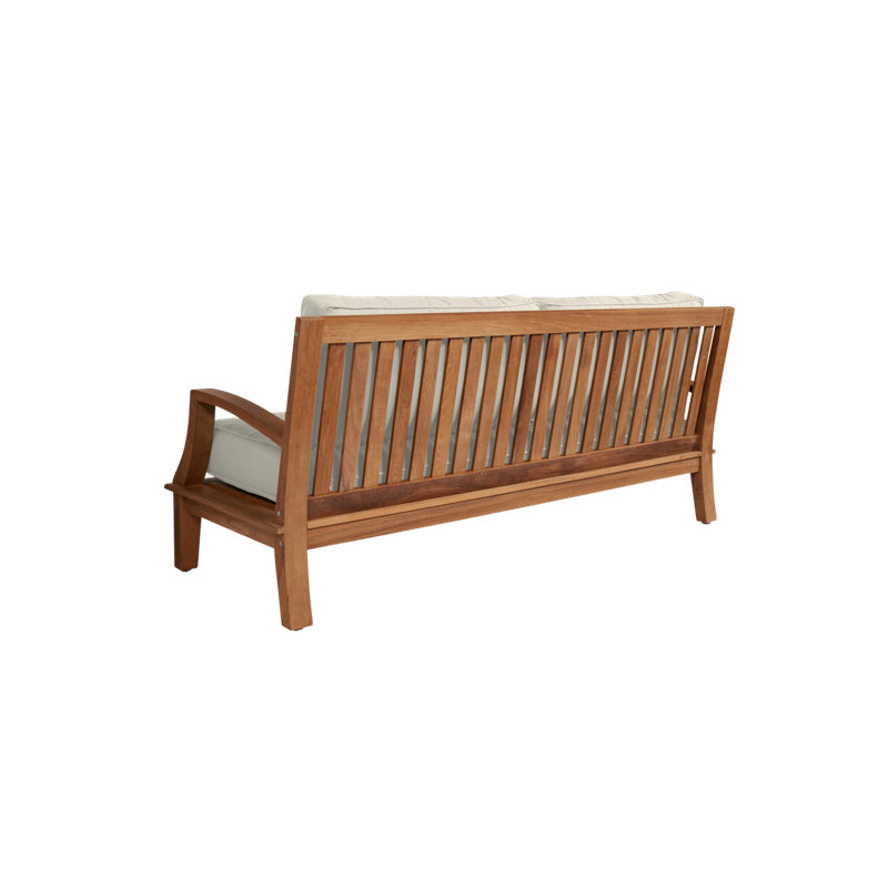 Grande Patio Sofa with Sunbrella Cushions, Fawn