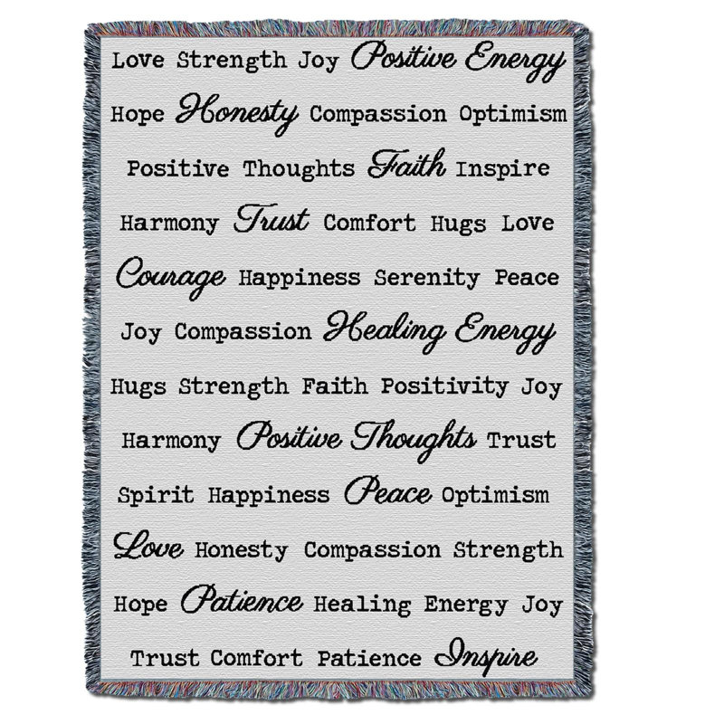 Couverture en coton Pure Country Weavers, Gris clair