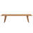 Kennidi Solid Wood Solid Wood Top Double Pedestal Dining Set
