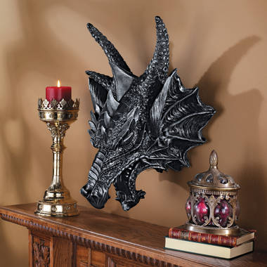 World Menagerie Medieval Midnight Blood Overwatch Dragon Wall