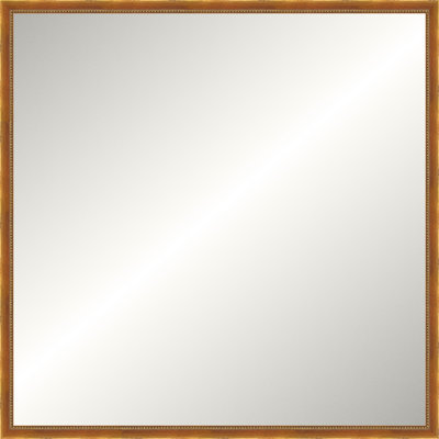 Antique Gold Beaded Mirror
