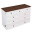 Commode lit escamotable en pin massif avec station de charge et grand tiroir de rangement-1079978879