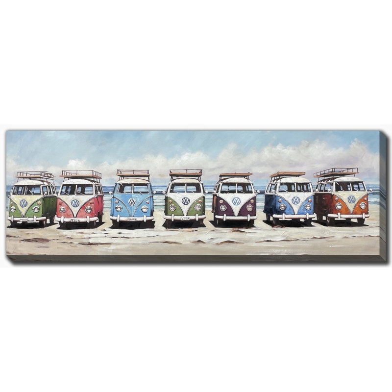 Art mural sur toile Beach Vans