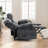 Oxier 84" W Manual Reclining Microsuede Sofa -223733310