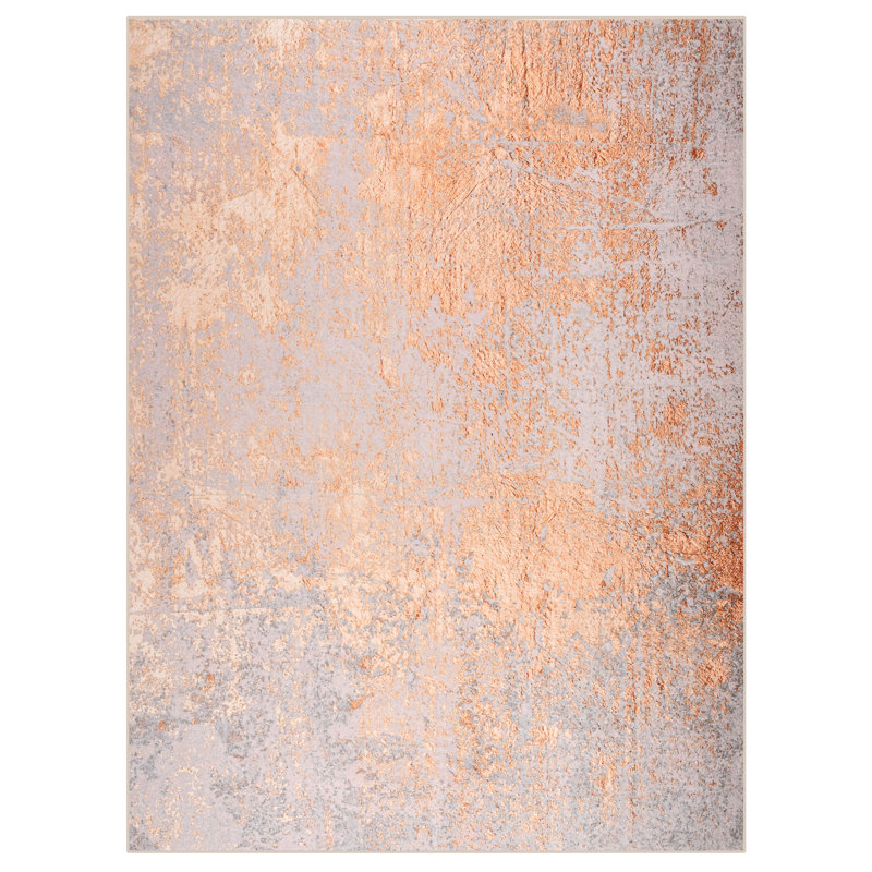 Fillender Modern Area Rugs Non-Slip Washable Abstract Soft For Living Room, Rectangle 4' x 6'