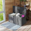 Boîte de rangement d'extérieur 100 gallons gris PawsomePad-130088388