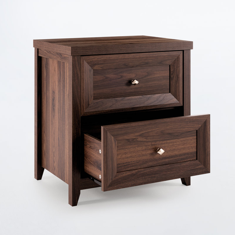 Table de chevet l 23 po Cleckheat, Brun acajou