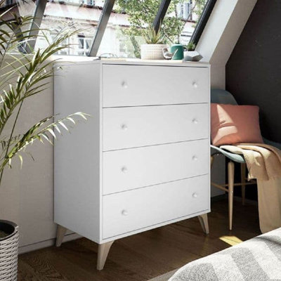 75cm W Manufactured Wood Bedside Table