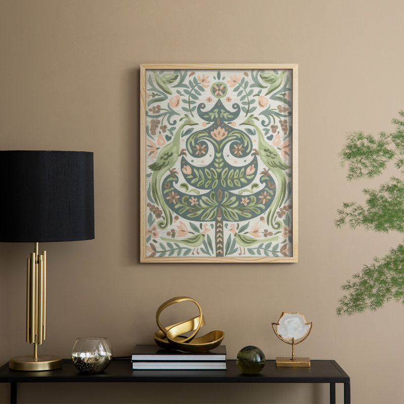 Winter Tree I Framed Print - Solid Wood, Natural, 11'' H x 9'' W