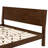 Mid-Century Modern Solid Wood Tenon Structure Bed Frame-950125876-950125878