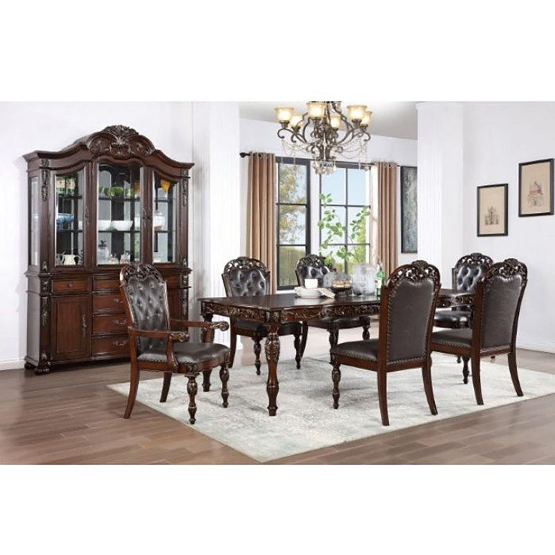 Andriana 19.5'' H Tufted Faux Leather Upholstered Side Chair