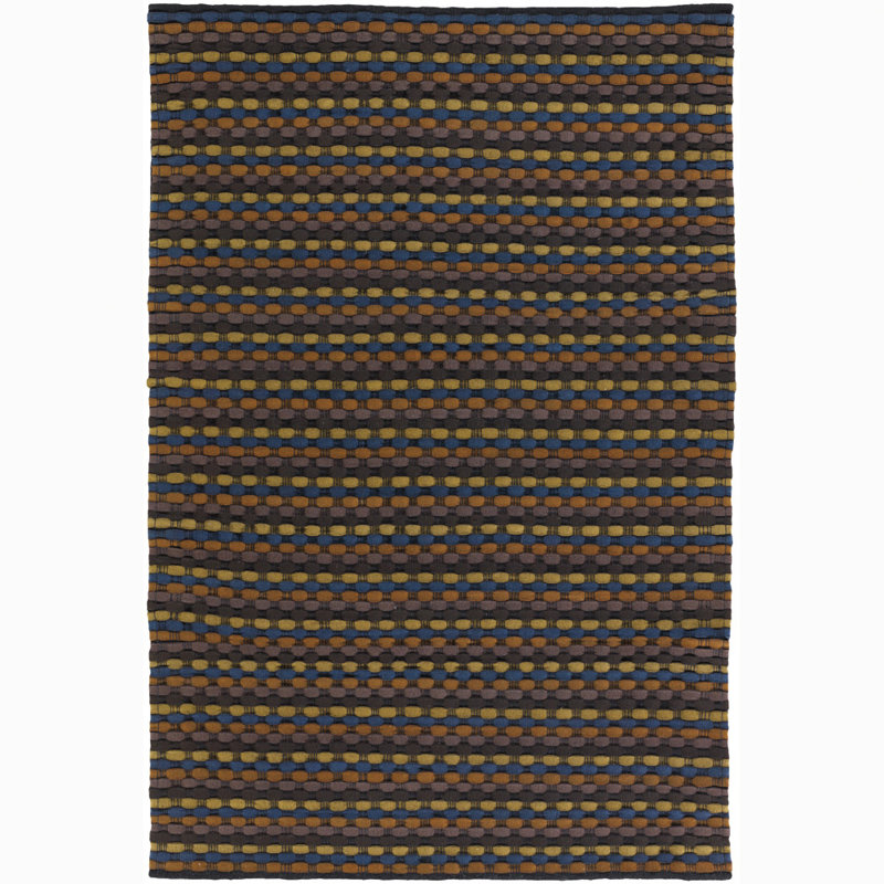 Tapis tissé à la main Eastweald, Rectangle 5 pi x 7 pi 6 po