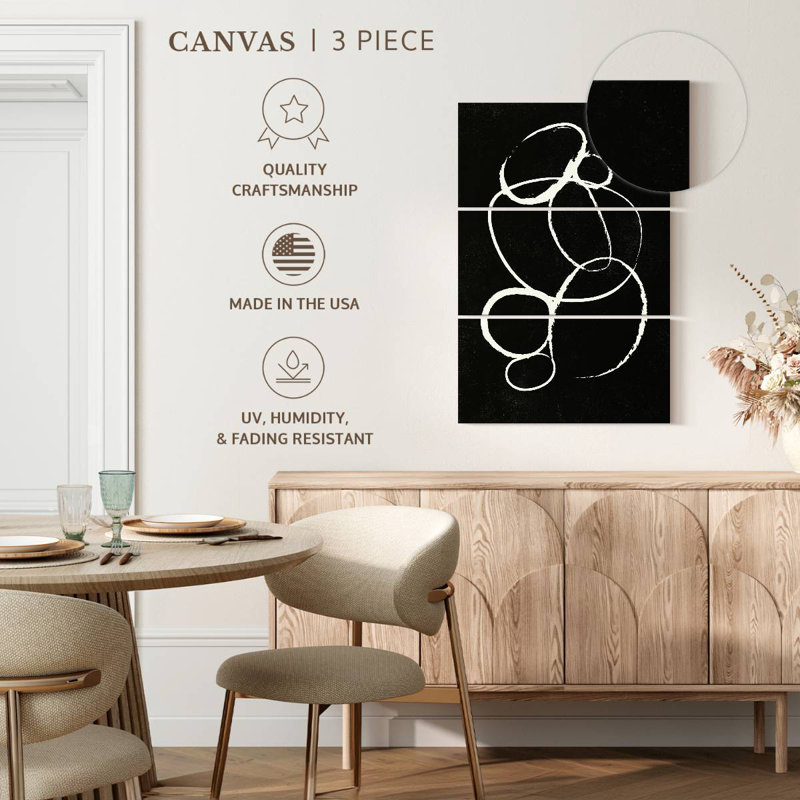 Abstract Linked II, 74" H x 48" W