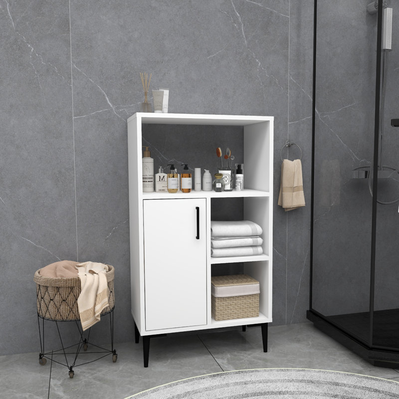 Sanimas Kitchen Cabinet With Shelves - White