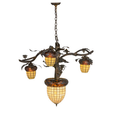 Acorn Branch 4 - Light Chandelier