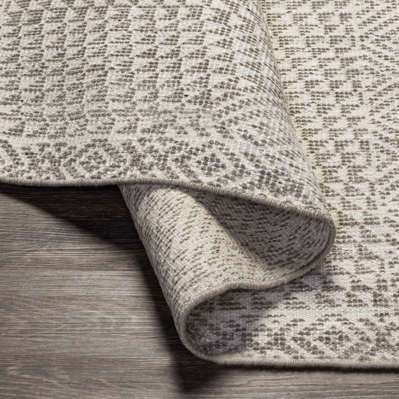 Tapis gris Caedance, Tapis de couloir 2 pi 6 po x 8 pi