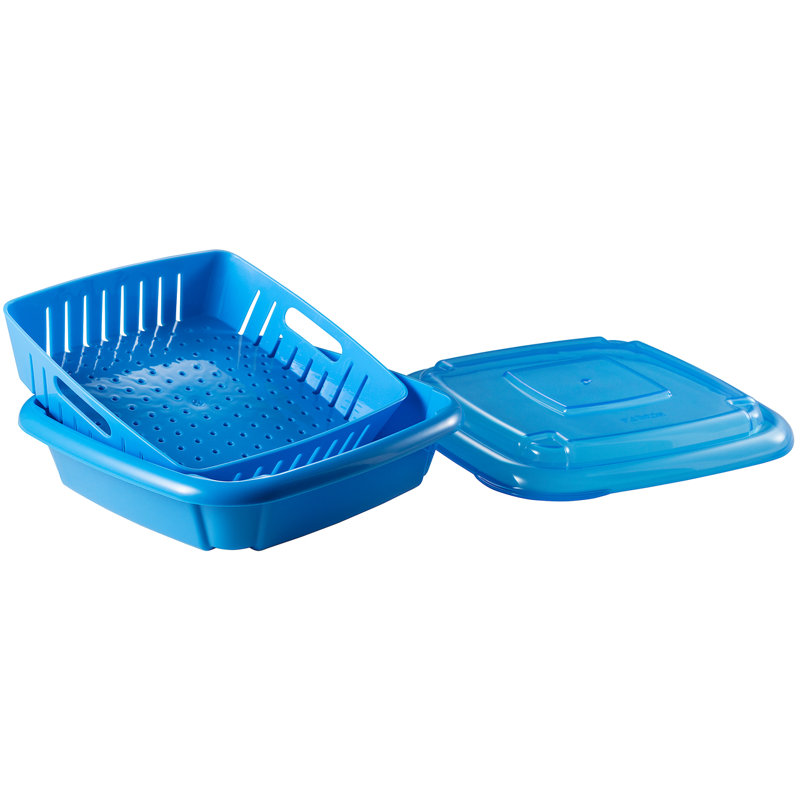 Ensemble de 2 contenants alimentaires Scheidt, Vert / Bleu