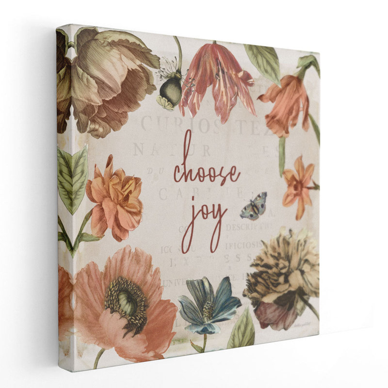 Antiquarian Blooms VIII - reproduction d'art sur toile, H 16 po x l 16 po