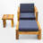 Outdoor Solid Wood Lounge Chair Set-1173672231