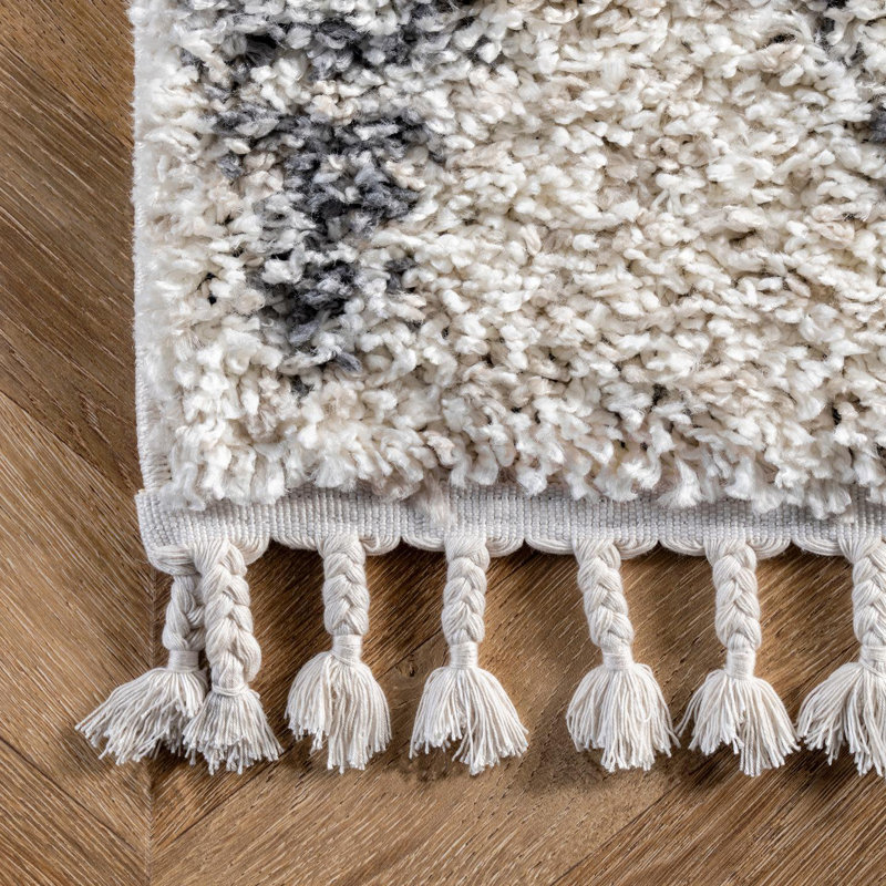 Geometric Indoor Rug, Rectangle 8'10" x 12'