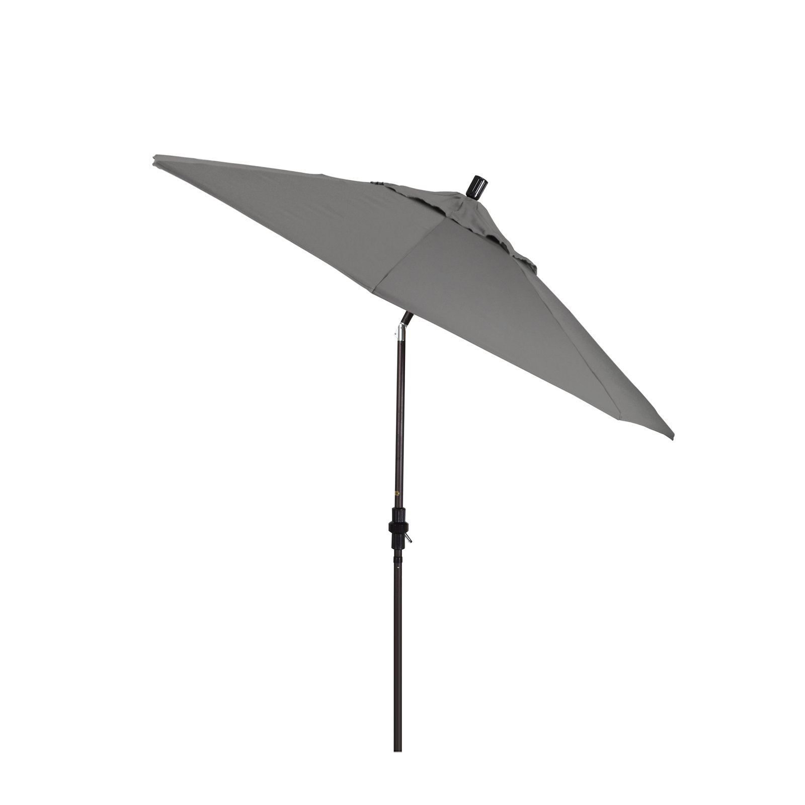 Roverta 9' Market Sunbrella® Umbrella, Canvas Charcoal Sunbrella® Canvas, Black