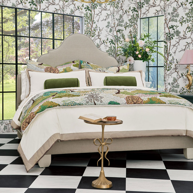 Ida Whimsical Bed Scarf, 25" H x 105" W