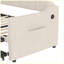 Lit de jour rembourré simple avec lit gigogne escamotable à hauteur réglable et port de charge USB et Type-C, structure de lit de jour avec 2 poches latérales, aucun sommier nécessaire-2064755376