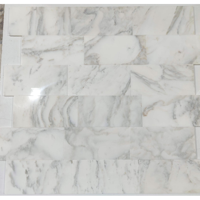 6x12 CALACATTA OLIVA POL & EASED