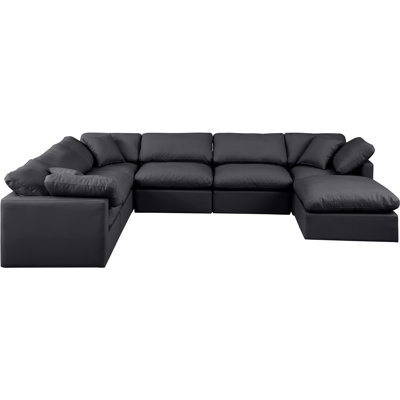 Itala Upholstered U-Shaped Sectional Reversible