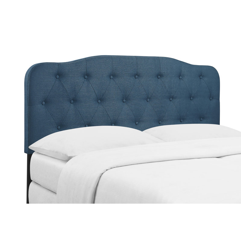 Amyliah Upholstered Standard Bed, Blue, King