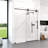 44"-48"W*76" H Frameless Single Sliding Shower Door – 5/16" (8Mm) Clear Tempered Glass-116077685