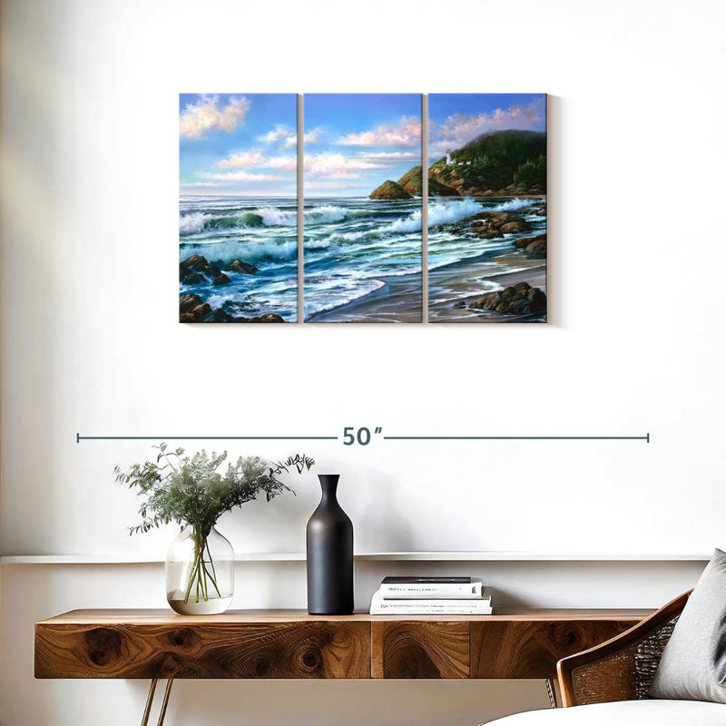 Phare Gillard Coastal Heceta Head, H 20 po x l 33 po