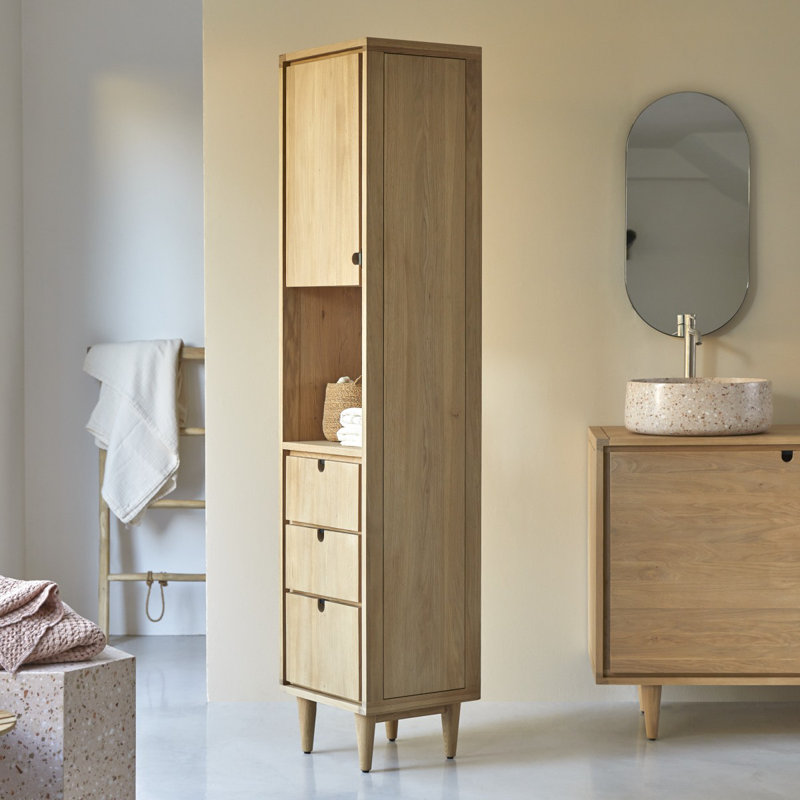 Jonàk Solid Oak Column, Natural