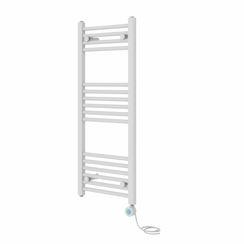 Arvonio Straight Towel Rail Heated Towel Rails, Anthracite, 100cm H x 30cm W x 3cm D