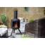 Audrik Column Steel Wood Burning Smokeless Chimnea