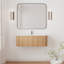 Meuble-lavabo mural de 42 po avec comptoir en marbre artificiel, lavabo en céramique, conception courbée avec rayures, pré-assemblé-2098596900-2098596923