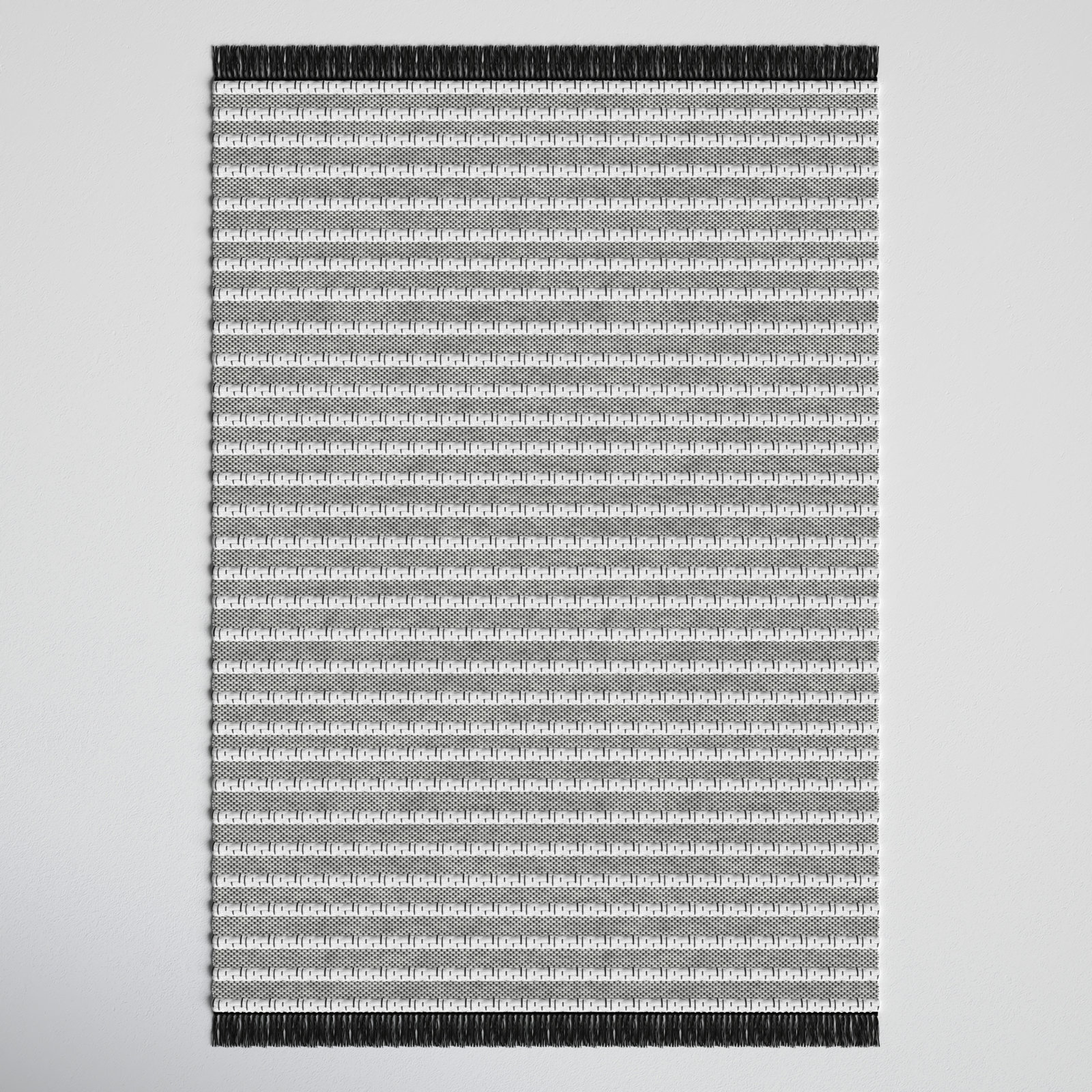 Lorenzo Hand-Woven Striped Rug, Rectangle 2' x 3'