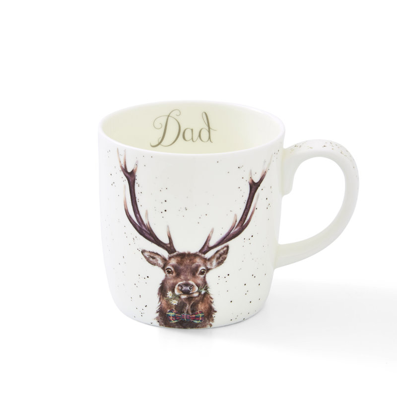 Classic Wrendale Designs  DAD Large Single Mug (Stag)