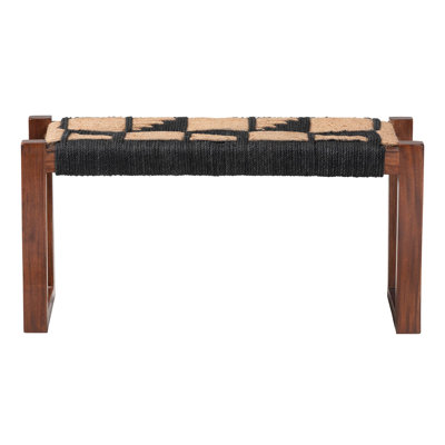 Markale Jute and Acacia Wood Bench
