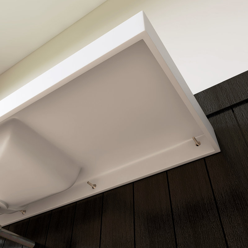 MEDUNJESS 47'' Wall Mount Bathroom Sink Vessel Bathroom Sink