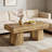 Wooden Dining Table,Rectangular Center Table,Spacious Coffee Table