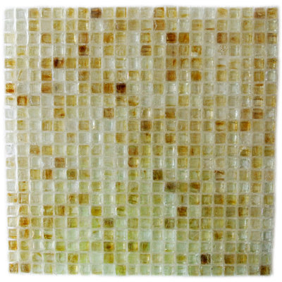 Ecologic 0.38" x 0.38" Glass Mosaic Tile