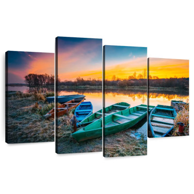 Mehar Old Boats By The Shore