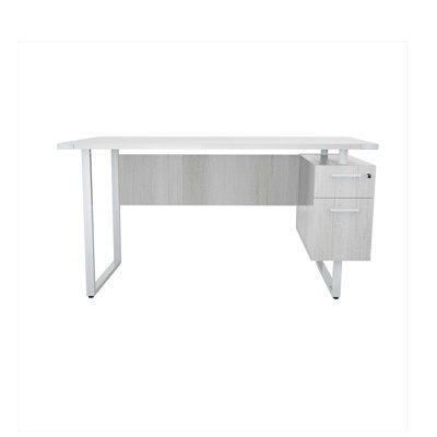 Mirella SOHO Desk With Built-In Pedestal
