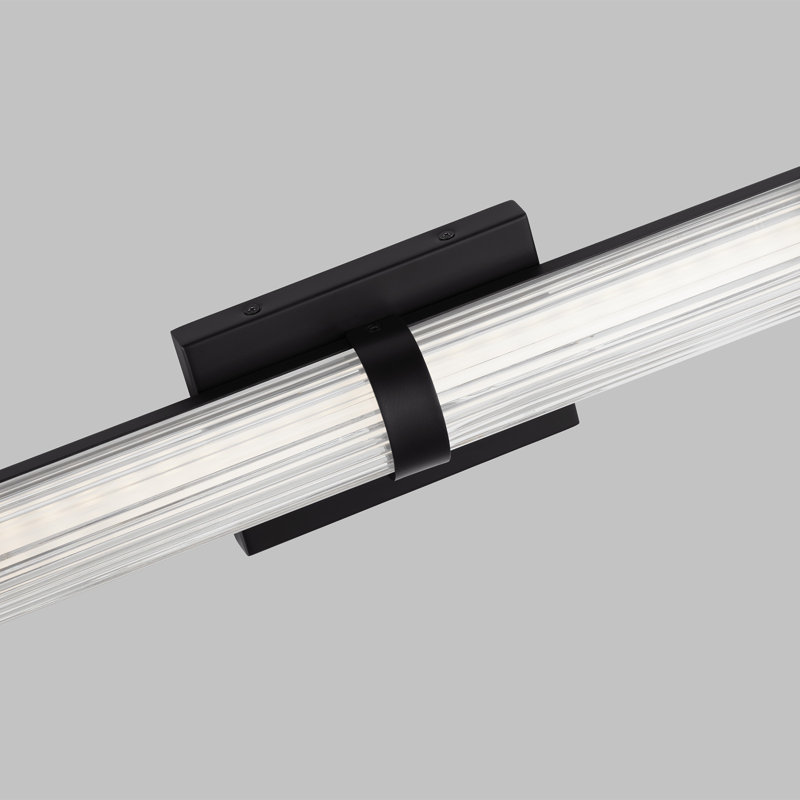 Dimmable LED Vanity Light, Midnight Black, 18 W, 19"H x 4.8"W x 2.8"D