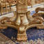 Deluxe Golden Marble Rectangular Dining Table Sets-107276911