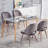 L-Shaped Metal Base Credenza Desk
